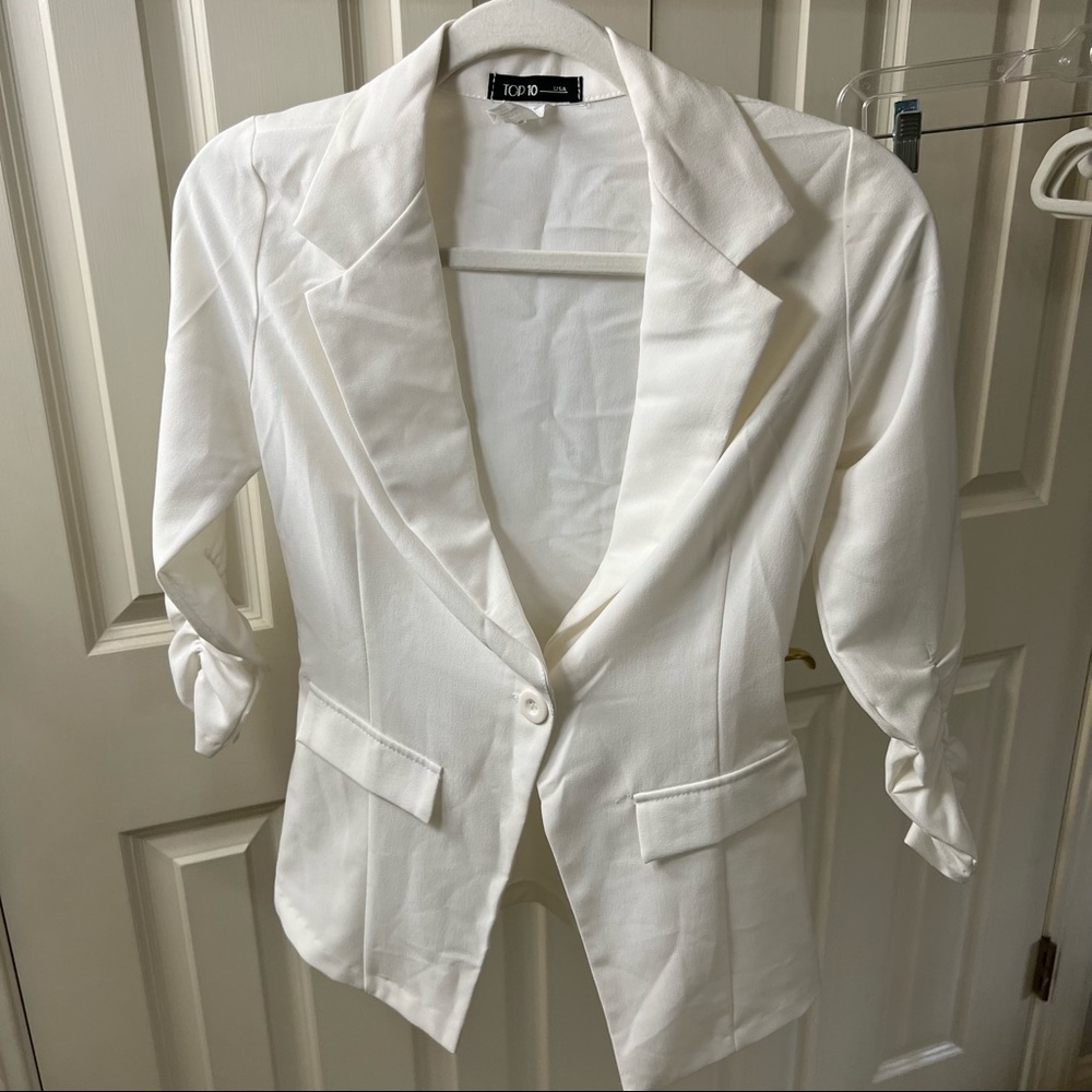 White blazer
